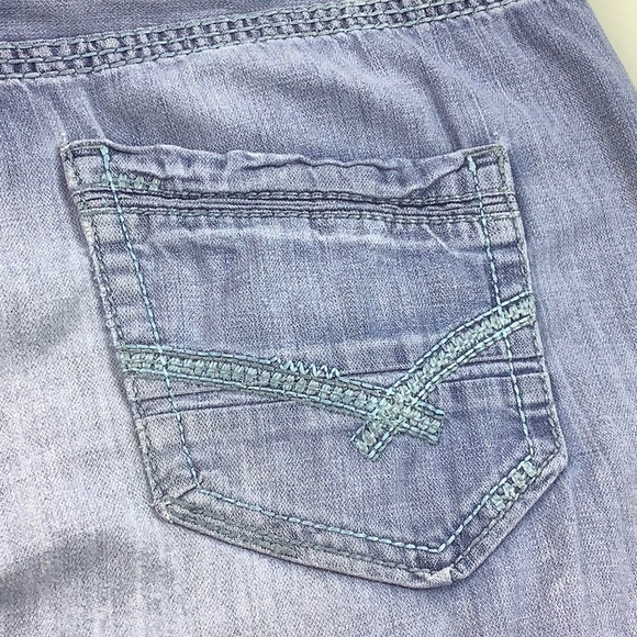 BKE Seth Straight leg distressed ripped destructed men jeans size 42R - Picture 12 of 16